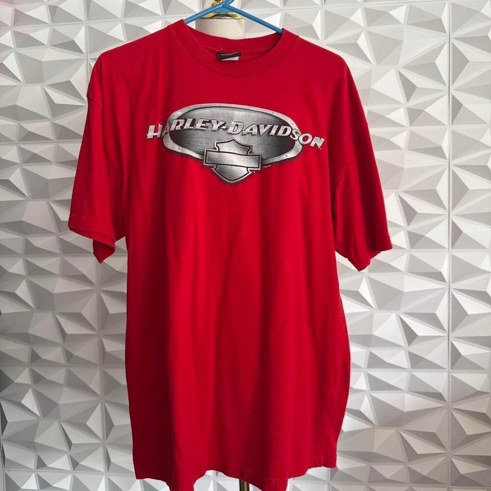 Harley Davidson Men's Red T-shirt 2007